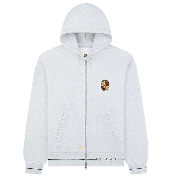  Áo Aimé Leon Dore x Porsche Zip Hoodie 'Grey' 
