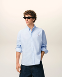  Áo Ami Collar With Embroidered Adc 'Blue' 