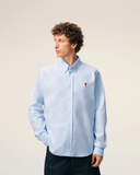  Áo Ami Collar With Embroidered Adc 'Blue' 