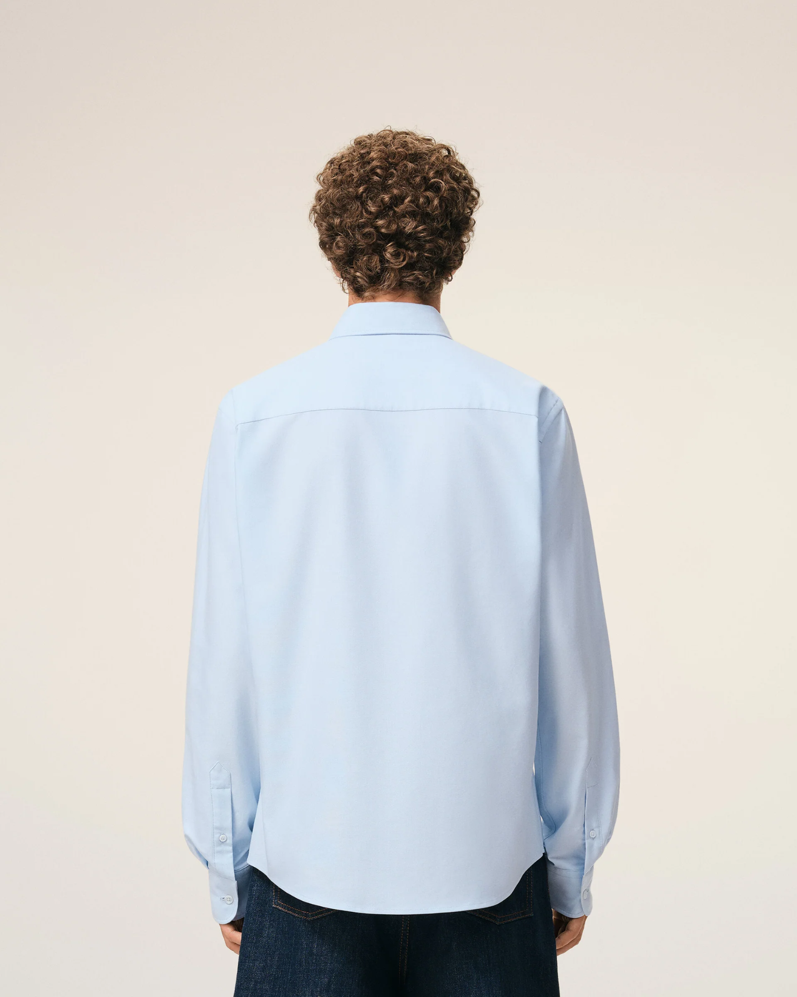  Áo Ami Collar With Embroidered Adc 'Blue' 