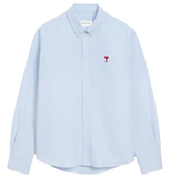  Áo Ami Collar With Embroidered Adc 'Blue' 