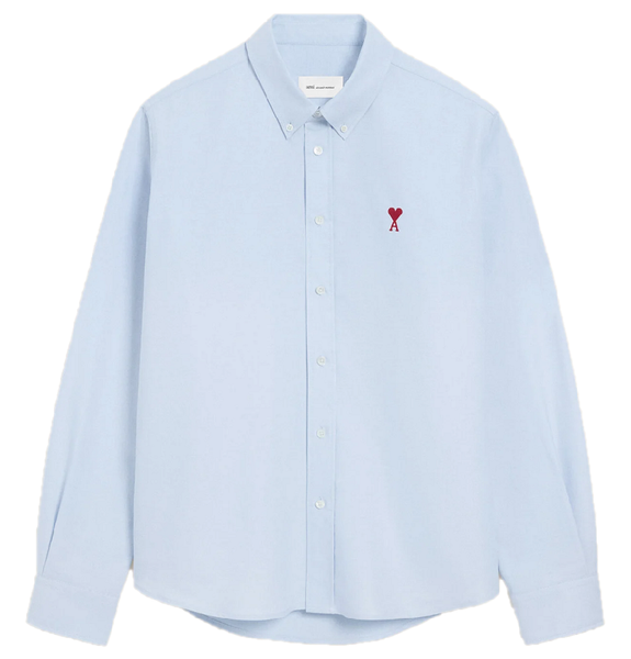  Áo Ami Collar With Embroidered Adc 'Blue' 