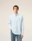  Áo Ami Collar With Embroidered Adc 'Blue' 