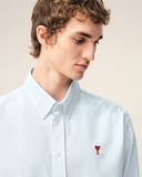  Áo Ami Collar With Embroidered Adc 'Blue' 