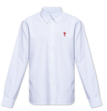  Áo Ami Collar With Embroidered Adc 'Blue' 