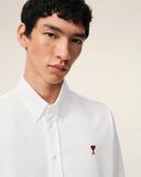  Áo Ami Collar With Embroidered Adc 'White' 