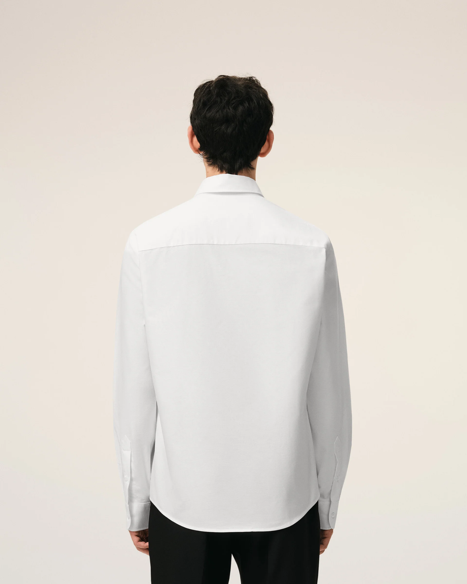  Áo Ami Collar With Embroidered Adc 'White' 