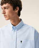  Áo Ami De Coeur Boxy Embroidered 'Blue' 