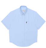  Áo Ami De Coeur Boxy Embroidered 'Blue' 