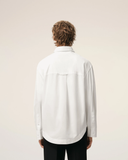  Áo Ami De Coeur Collar  Wide Shirt 'White' 