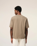  Áo Ami De Coeur Embossed T-shirt 'Beige' 