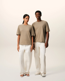  Áo Ami De Coeur Embossed T-shirt 'Beige' 