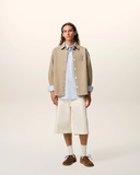  Áo Ami De Coeur Knitted  Overshirt 'Beige' 