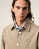 Áo Ami De Coeur Knitted  Overshirt 'Beige' 