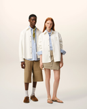  Áo Ami De Coeur Knitted  Overshirt 'White' 