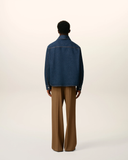  Áo Ami De Coeur Overshirt 'Blue' 