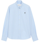  Áo Ami De Coeur Oxford Shirt 'Blue' 