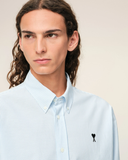  Áo Ami De Coeur Oxford Shirt 'Blue' 