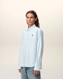  Áo Ami De Coeur Oxford Shirt 'Blue' 