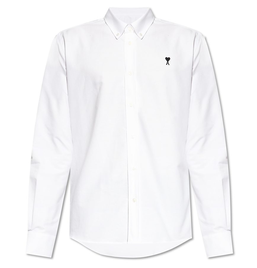  Áo Ami De Coeur Oxford Shirt 'White' 