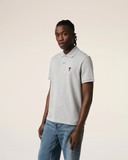  Áo Ami De Coeur Polo Shirt 'Grey' 