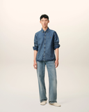  Áo Ami De Coeur Shirt 'Blue Denim' 