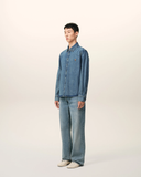  Áo Ami De Coeur Shirt 'Blue Denim' 