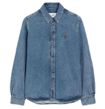  Áo Ami De Coeur Shirt 'Blue Denim' 