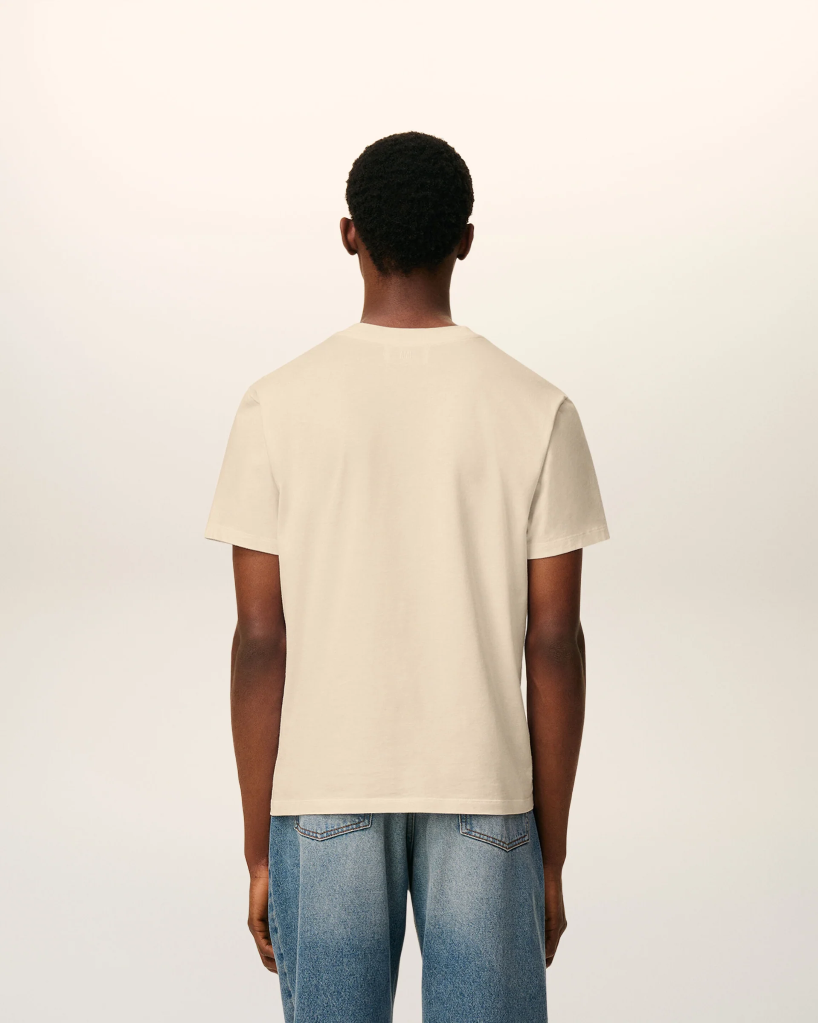  Áo Ami De Coeur T-shirt 'Beige' 
