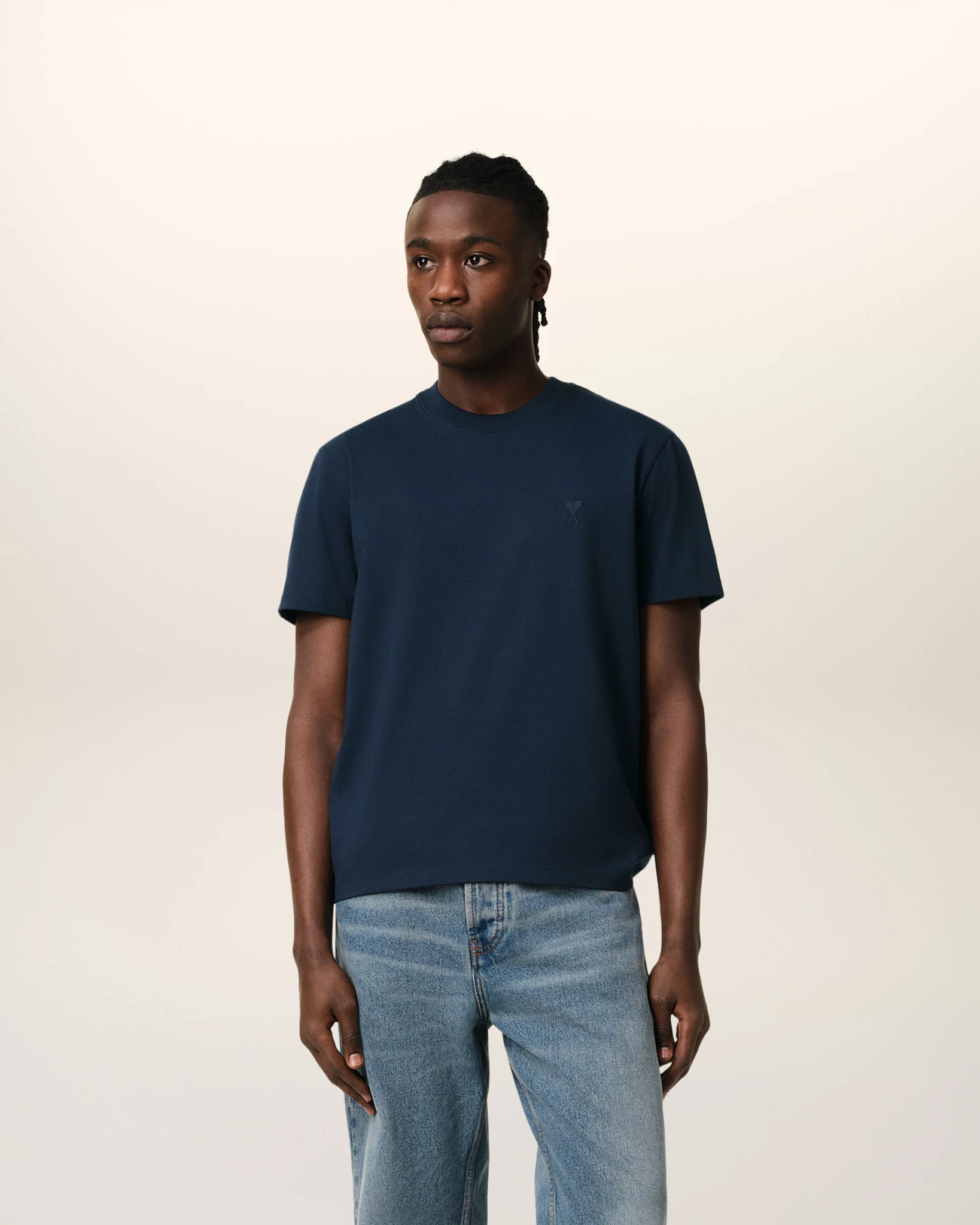  Áo Ami De Coeur T-Shirt 'Night Blue' 