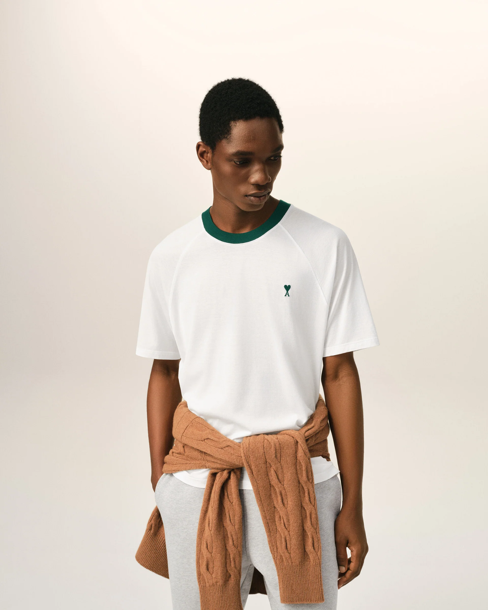  Áo Ami De Coeur T-Shirt 'White' 