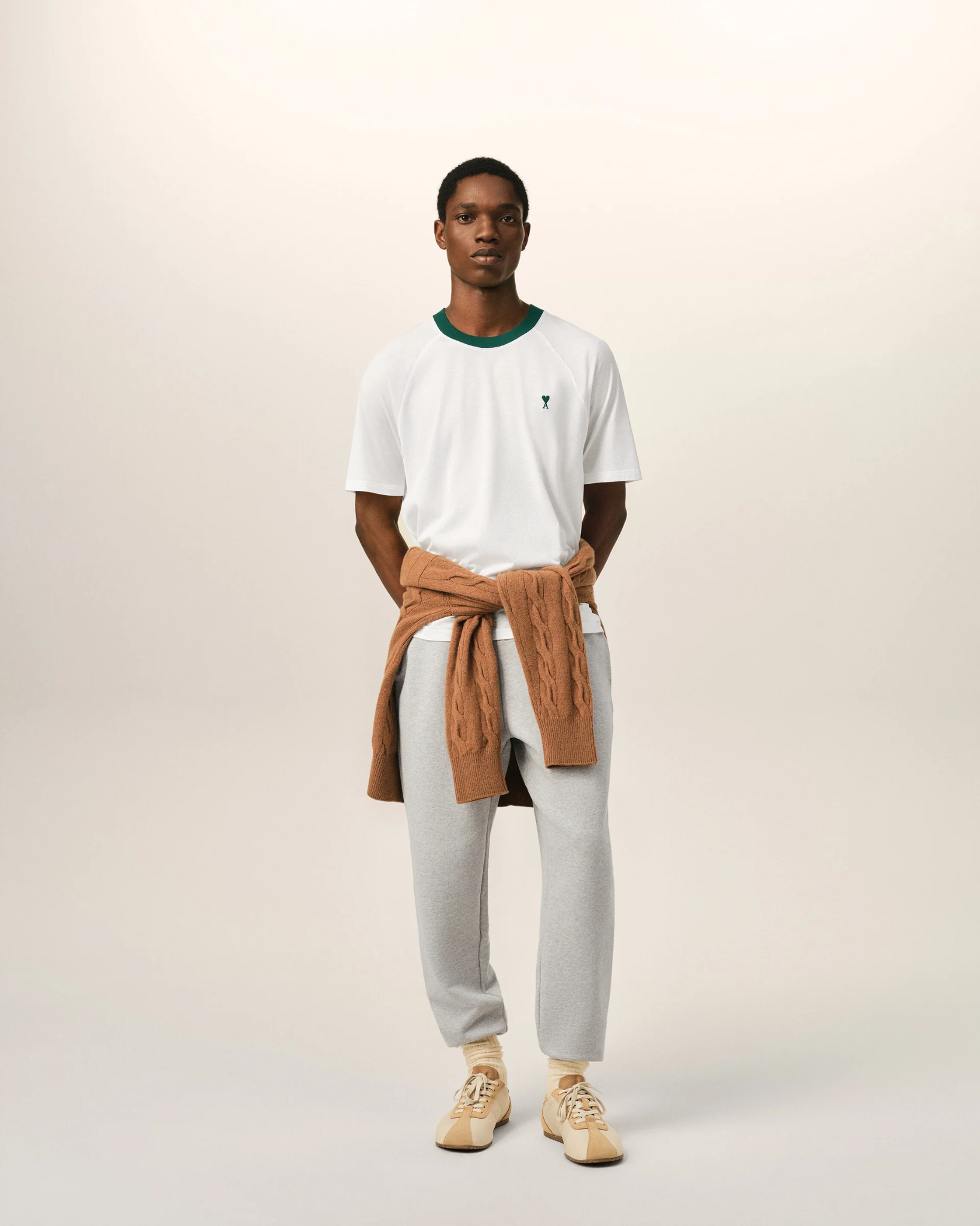  Áo Ami De Coeur T-Shirt 'White' 