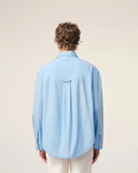  Áo Ami De Coeur Wide Sharp Collar Shirt 'Blue' 