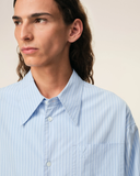  Áo Ami De Coeur Wide Shirt Dress 'Blue' 