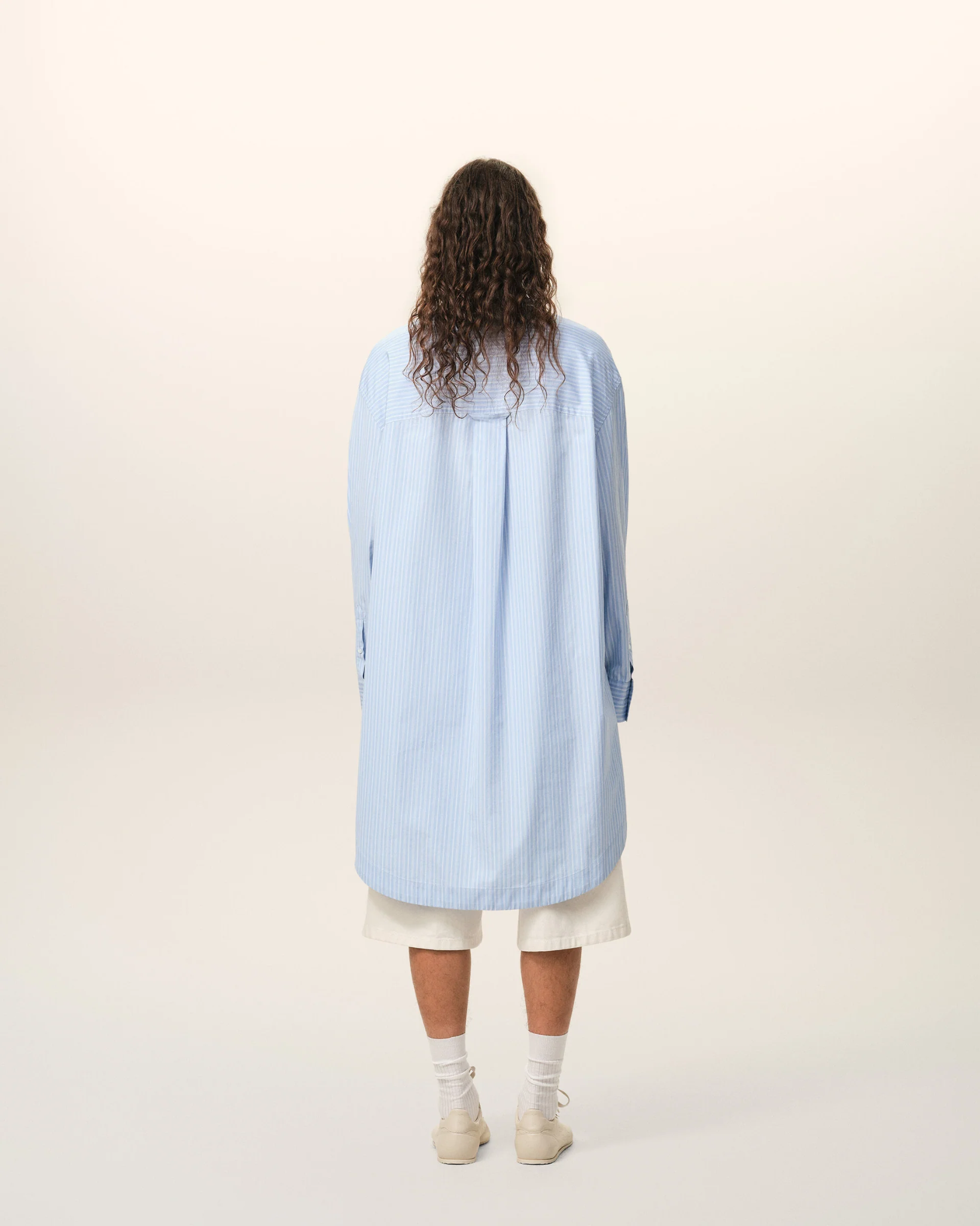  Áo Ami De Coeur Wide Shirt Dress 'Blue' 