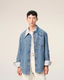  Áo Ami De Coeur Worker Overshirt 'Blue' 