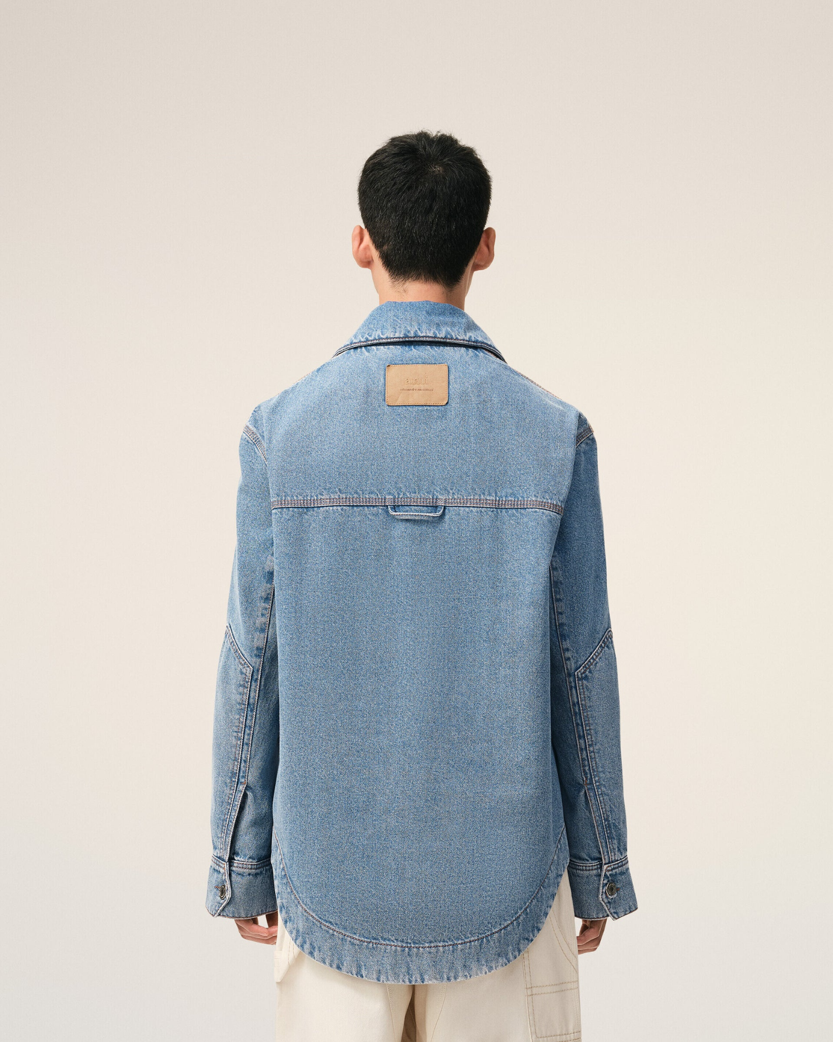  Áo Ami De Coeur Worker Overshirt 'Blue' 