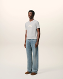  Áo Ami Paris Knitted Patch T-shirt 'Grey' 