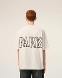  Áo Ami Paris Print T-shirt 'White' 
