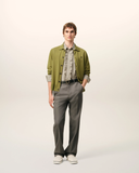 Áo Ami Ruffled Adjusted Shirt 'Beige' 