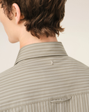  Áo Ami Ruffled Adjusted Shirt 'Beige' 