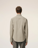  Áo Ami Ruffled Adjusted Shirt 'Beige' 
