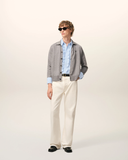  Áo Ami Ruffled Adjusted Shirt 'Blue' 