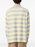  Áo Ami Strapped Cotton Polo 'Grey And Yellow' 