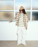  Áo Ami Strapped Cotton Polo 'Grey And Yellow' 