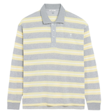  Áo Ami Strapped Cotton Polo 'Grey And Yellow' 