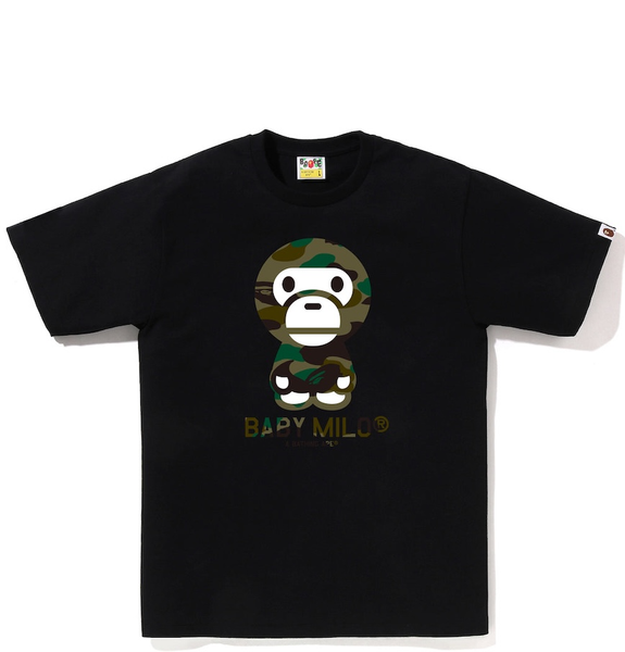  Áo Bape 1st Camo Baby Milo Tee 'Green' 