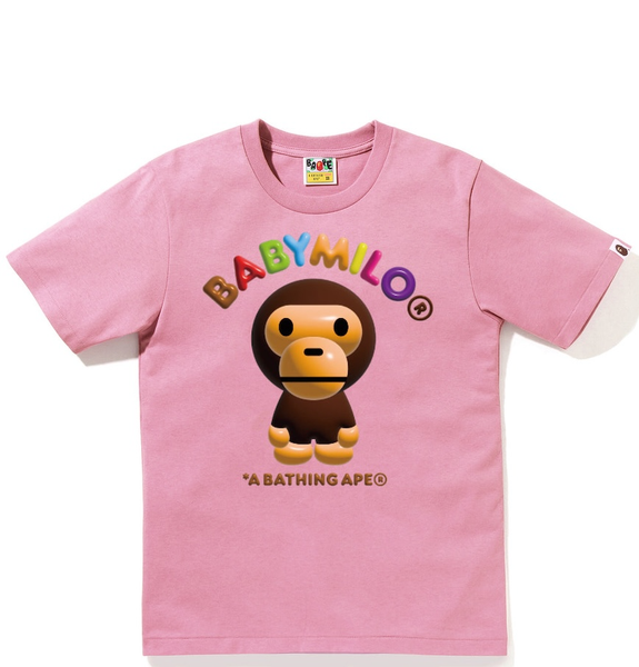  Áo Bape 3D Baby Milo Tee 'Pink' 