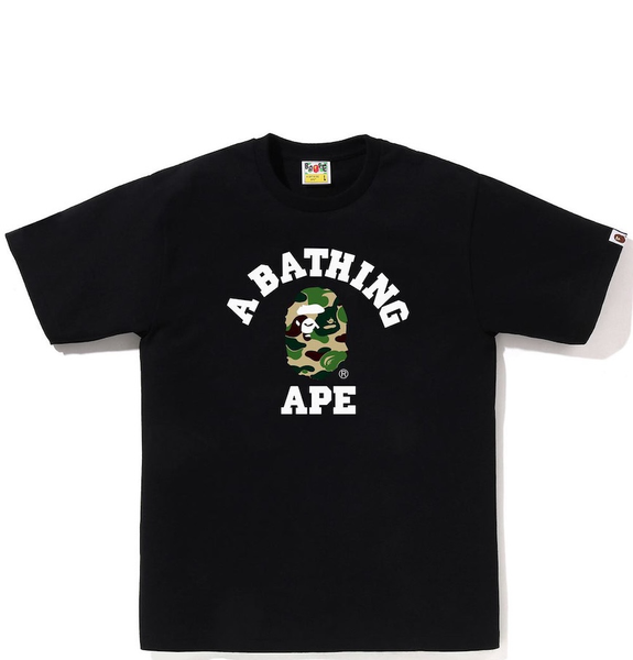  Áo Bape Abc Camo College Tee 'Black' 