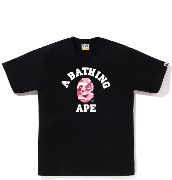  Áo Bape Abc Camo College Tee 'Black' 